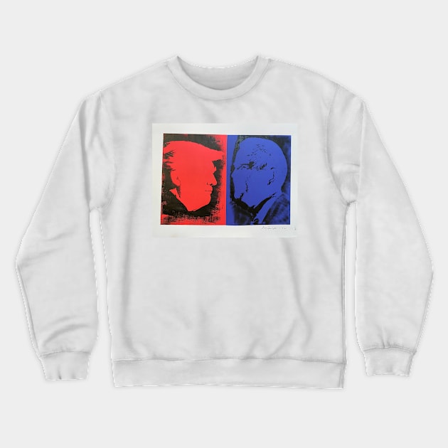 Trump versus Biden Crewneck Sweatshirt by gjspring